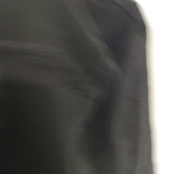 Solid Black Attention Short Sleeves Blouse Size XL 100% Cotton Super Comfy - Picture 5 of 10